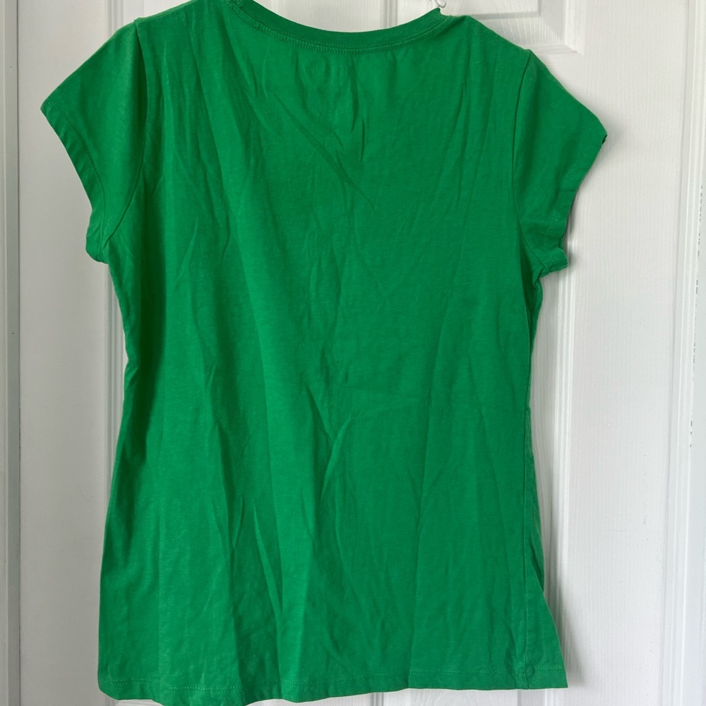 Wound Up Green Graphic Care Tag Tee - Picture 2 of 3